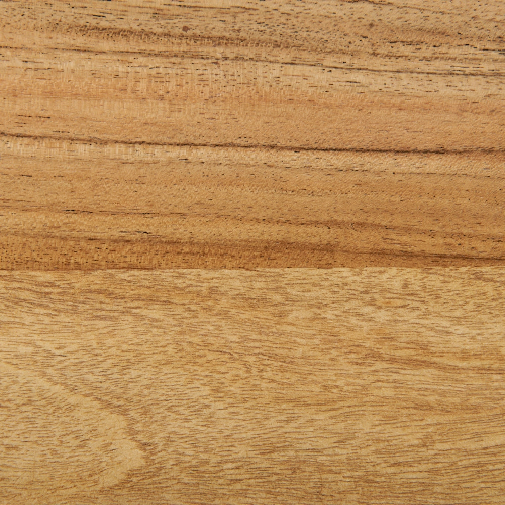 Tavolo da pranzo in legno chiaro 180 x 90 cm in legno d'acacia Design rustico tradizionale Sala da pranzo