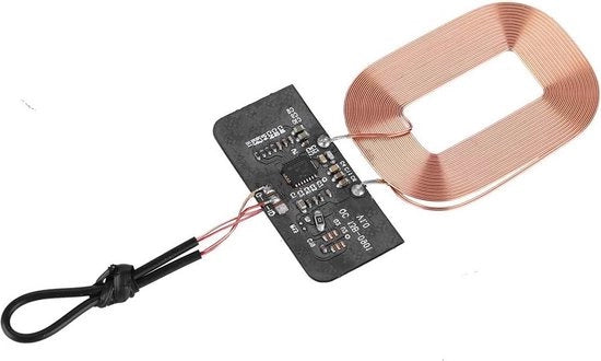 Modulo di Ricezione Carica Induttiva Senza Fili Ultradunno 5V 1A - Modulo di Carica Induttiva Qi per DIY - Plug and Play.