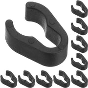 Cavo microfono cavo klem 10 pezzi - Supporto cavo - Clip cavo - Cintura microfono - Robusto - Materiale duraturo