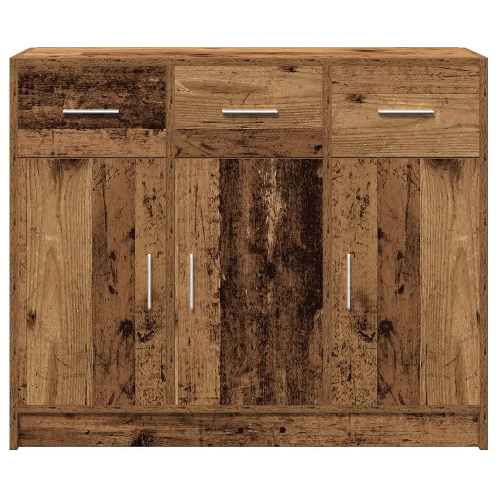 Credenza Legno Antico 91x28x75 cm in Legno Multistrato 855894
