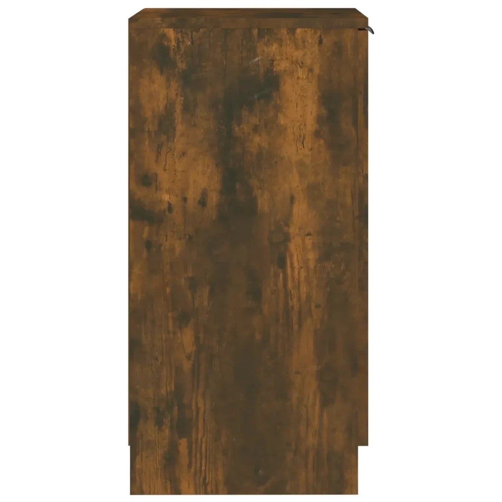 Scarpiera-Scaffale per scarpe Rovere Fumo 30x35x70 cm in Legno Multistrato