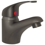 Miscelatore lavabo 13 x 10 cm zinco, acciaio inox grigio 02_0003501