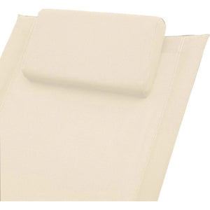 Sedia a Dondolo da Giardino ellittica 174x78x86 cm Panna