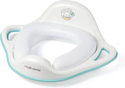 Detersivo per WC per bambini - design anti-slip ergonomico - addestramento per bambini con manico e gancio - per bambini maschi e femmine - visiera WC bianca - accessori per bambini per il bagno