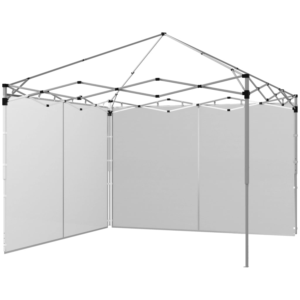 Pannelli laterali per gazebo ¨C zephmum ¨C 2 pz, bianco