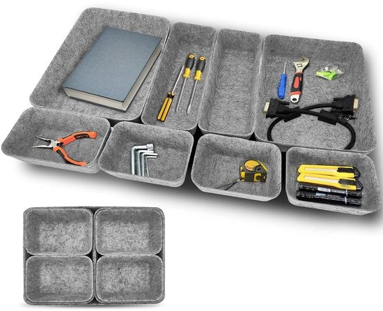 Organizzatore per autoportante - Organizzatore multifunzionale per autoportante - Set da 8 - Organizzatore in velluto di alta qualità