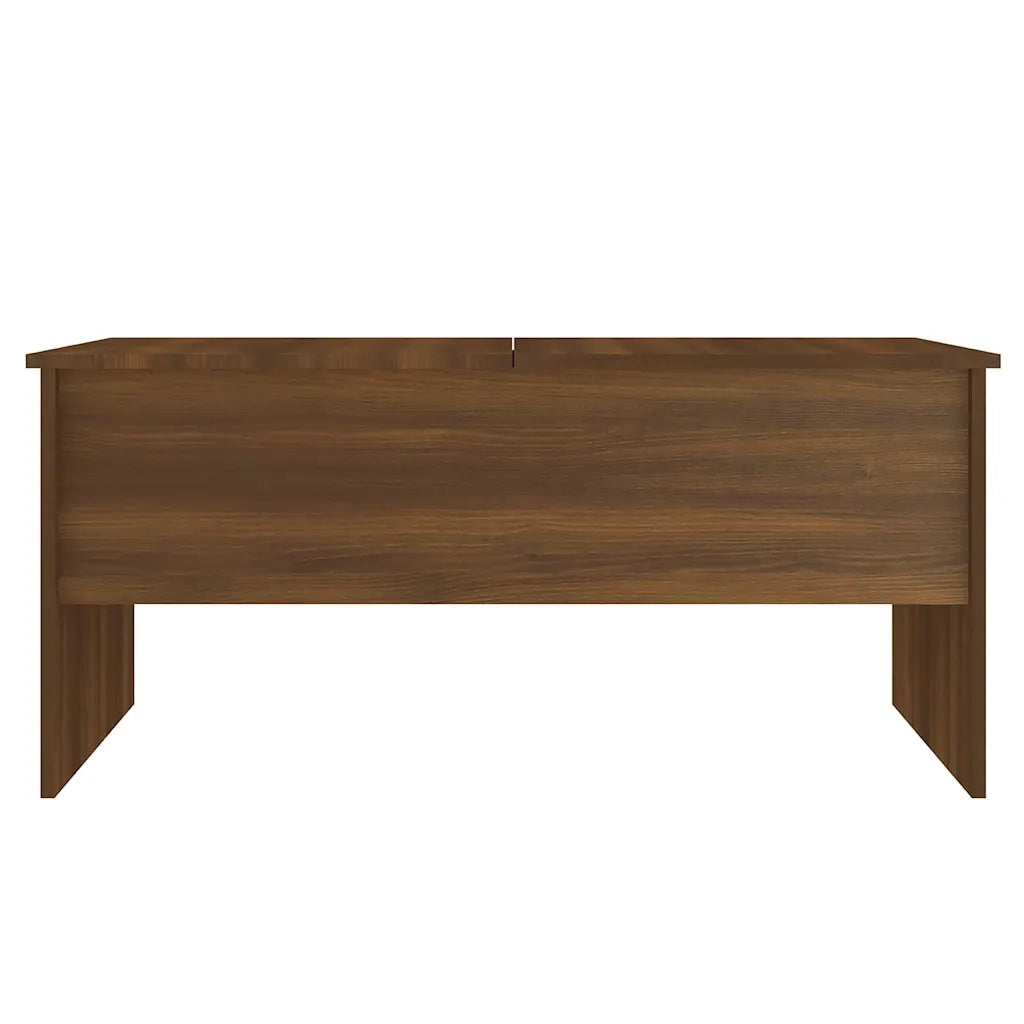Tavolino Rovere Marrone 102x50,5x46,5 cm Legno Multistrato 819301