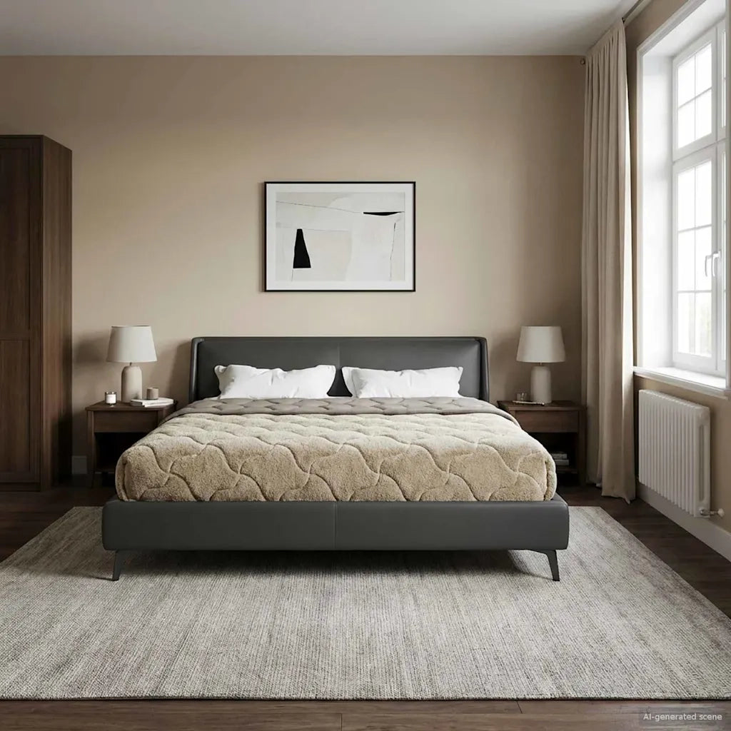 Piumone Completo Annuale Trapuntato Grigio chiaro 220 x 260 cm 42026251