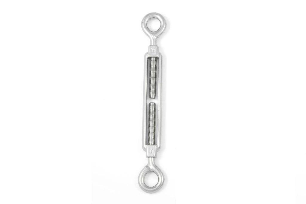 Tenditore Zincato Due Occhielli Diametro 6 Mm Set 5 Pezzi - Masidef