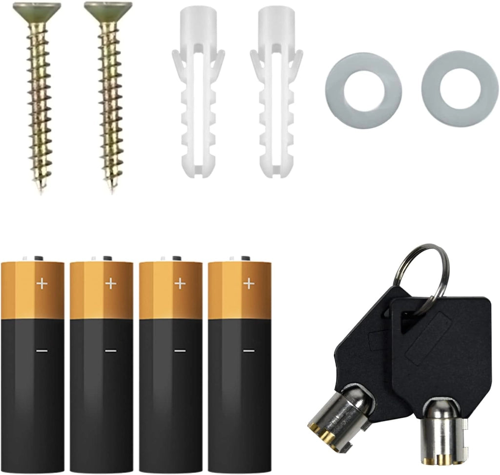 Safe Cassaforte per mobili da casa, impermeabile, 34 l, con codice di sicurezza e chiavi di sicurezza e funzioni di allarme, cassaforte
