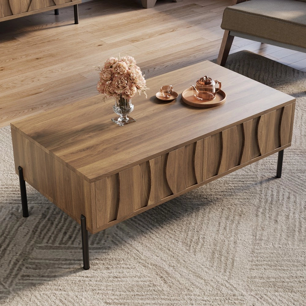 Tavolino da Caff¨¨ Retr¨° per Soggiorno ¨C MINIMAL ¨C 105x55x41 cm