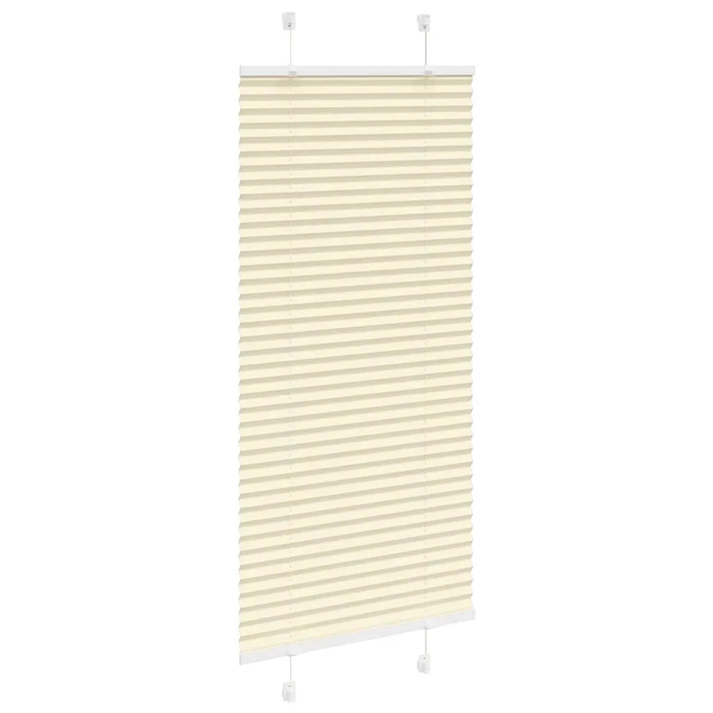 Tenda Plissettata Crema 65x150 cm Larghezza Tessuto 64,4 cm 4015289