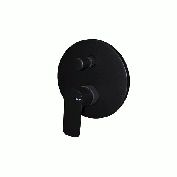 Miscelatore doccia incasso con deviatore Vema SLATE V14140 Nero Opaco