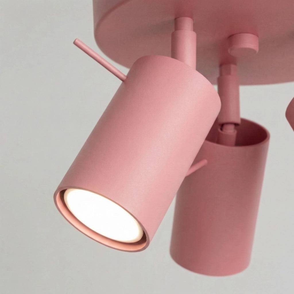 Plafoniera RING 3P rosa