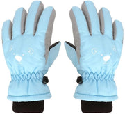 Manopole per bambini impermeabili acqua - Manopole per bambini invernali - Manopole per bambini resistenti al vento - Manopole per bambini flessibili - Materiale: Poliestere - 3 pezzi