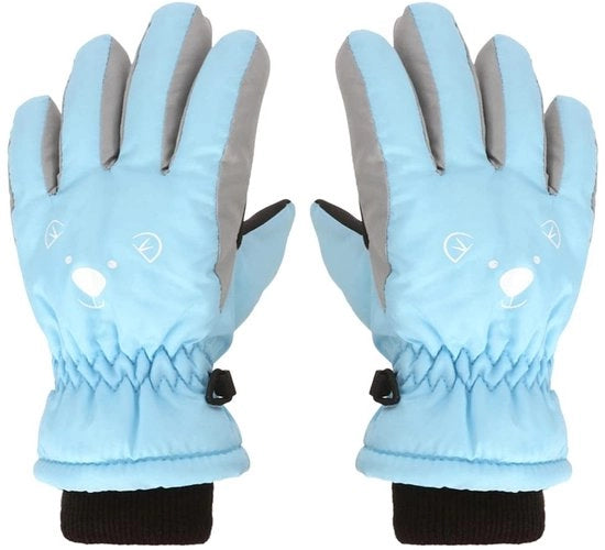 Manopole per bambini impermeabili acqua - Manopole per bambini invernali - Manopole per bambini resistenti al vento - Manopole per bambini flessibili - Materiale: Poliestere - 3 pezzi