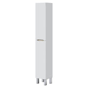 Trogir, Mobile Colonna 3 Ripiani, 30x25x182h cm Bianco Lucido