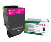 ORIGINAL Lexmark toner magenta 71B20M0 CS/CX317/417/517 ~2300 Seiten