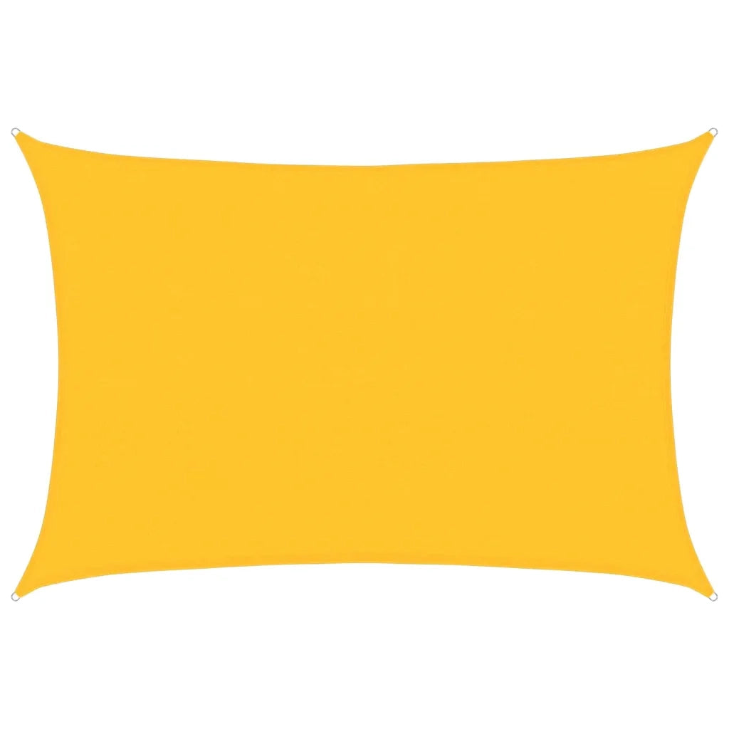 Vela Parasole 160 g/mÂ² Rettangolare Giallo 4x6 m in HDPE
