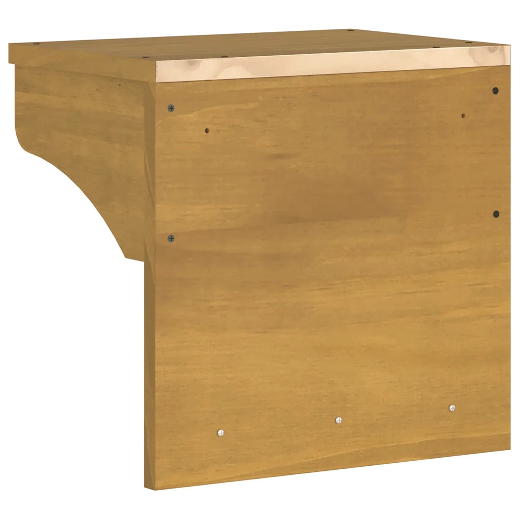 Appendiabiti da Parete SANDNES 43x30x42 cm in Legno di Pino CFW7128768