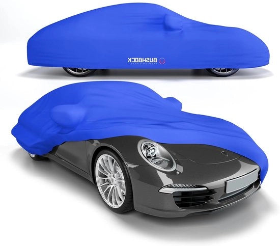 Autoespositori interno premium per auto di lusso - Copricuscini in velluto - Kit di protezione auto interno - 2 colori 4 misure (blu M)