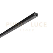 PROFILO ROMA NERO DIFFUSORE NERO CON TAPPI E STAFFETTE INCLUSI 200X1,7X1,2CM