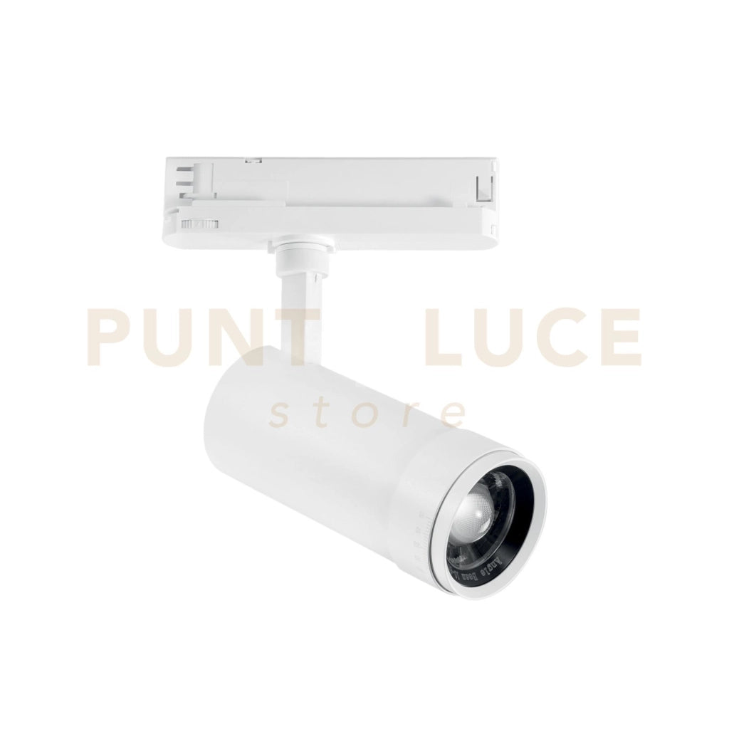 FARO BINARIO EXPLORER IN ALLUMINIO BIANCO LED 30W 2815LM 4000K 16,7X16X7,1 CM.
