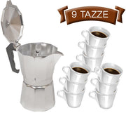 MAURY'S CAFFETTIERA MICA LA MOKA DA 9 TAZZE
