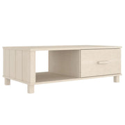 Tavolino da salotto | Tavolino da caff¨¨ | Tavolino da Soggiorno HAMAR ambra 100x55x35 cm in Legno Massello di Pino