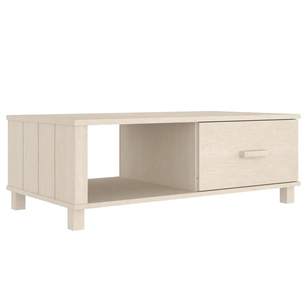 Tavolino da salotto | Tavolino da caff¨¨ | Tavolino da Soggiorno HAMAR ambra 100x55x35 cm in Legno Massello di Pino