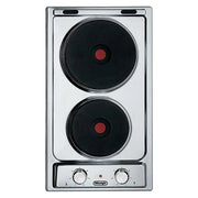 De’Longhi I 23-2 ER piano cottura Acciaio inossidabile Da incasso 30 cm Piastra sigillata 2 Fornello(i)