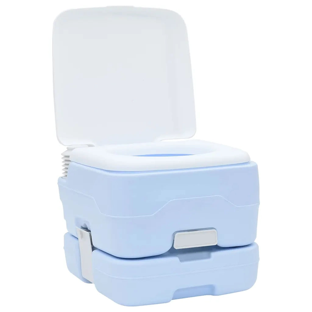 Set di toilette per il campeggio 2 pcs Blu e Bianco 42001434