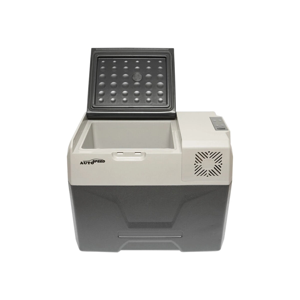 Frigorifero auto con compressore 40L 12-24-220V 60W Frigorifero portatile Frigorifero per Auto 220V/12-24V Congelatore Portatile per Auto -20℃-20 ℃