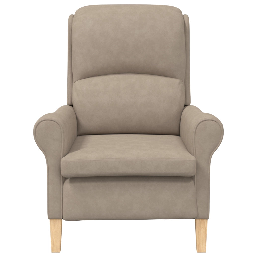 Poltrona Tortora Tortora Tessuto, Legno Standard Poltrona Tortora