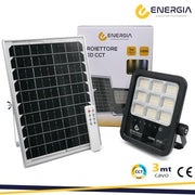 FARO CON PANNELLO SOLARE 100W 1100LM CCT TELECOM.- 1,0 pz