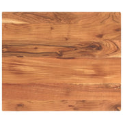 Piano per Tavolo 60x50x2,5cm Rettangolare Legno Massello Acacia
