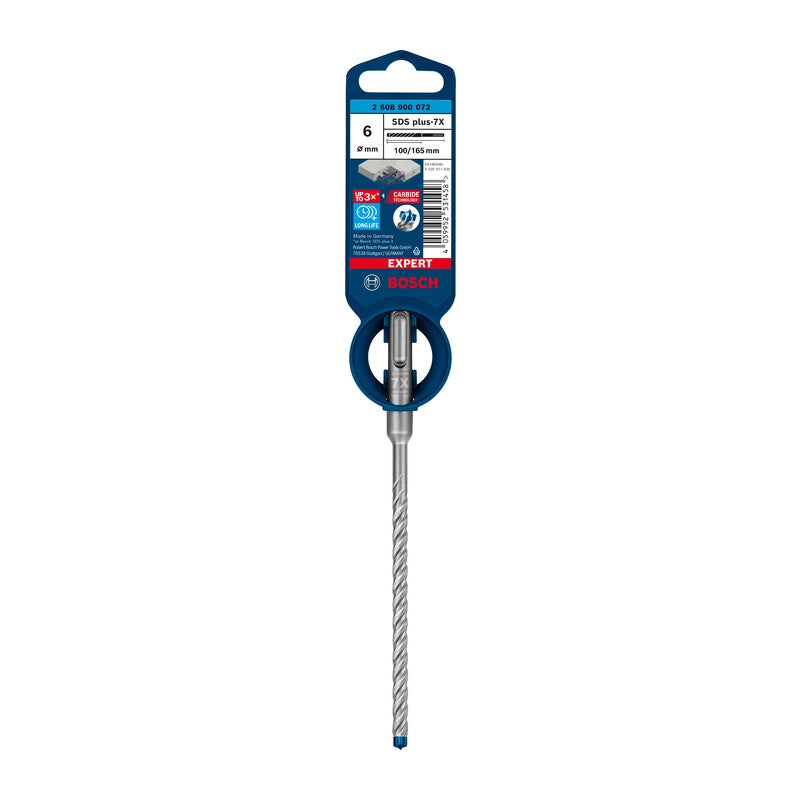 BOSCH-A PUNTA SDS PLUS-7X EXPERT  6X100/165 MM