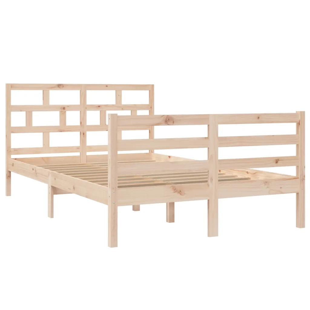 Giroletto-Struttura Letto in Legno Massello di Pino 120x200 cm 939256