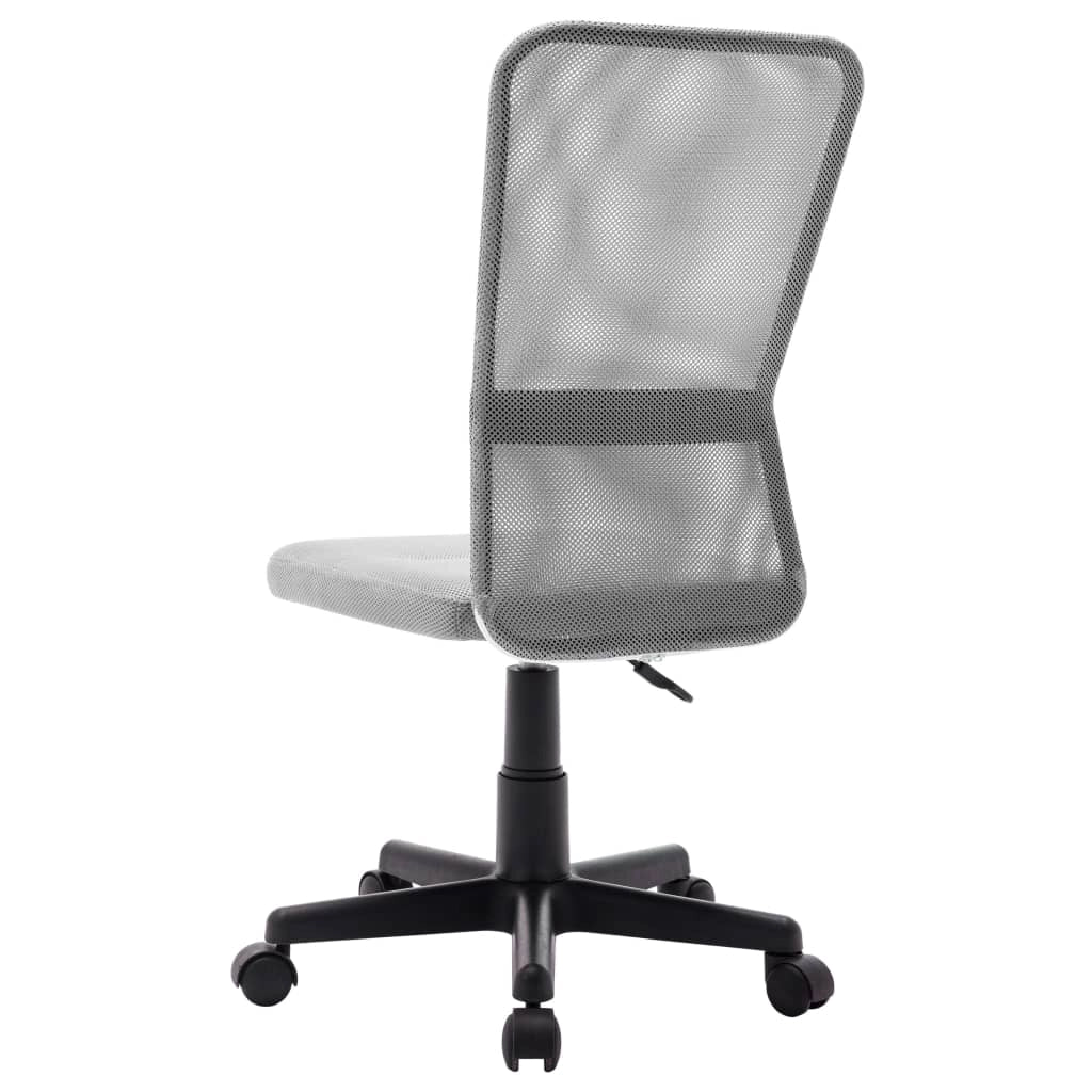 Sedia da ufficio sedia da computer sedia da studio 44 ​​x 52 x 100 cm tessuto a rete grigio 02_0024023