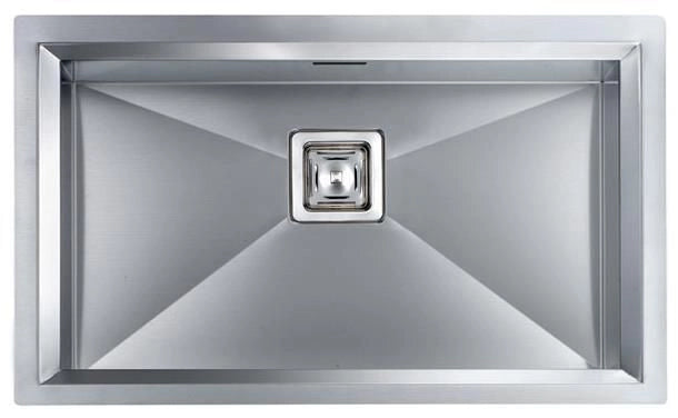 CM glamour 77 x 45 Lavello sottopiano Rettangolare Acciaio inossidabile