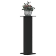 vidaXL Supporti per Piante 2 pz Neri 30x30x95 cm Legno Multistrato