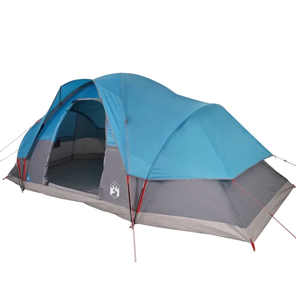 Tenda da Campeggio a Cupola per 9 Persone Blu Impermeabile 94564