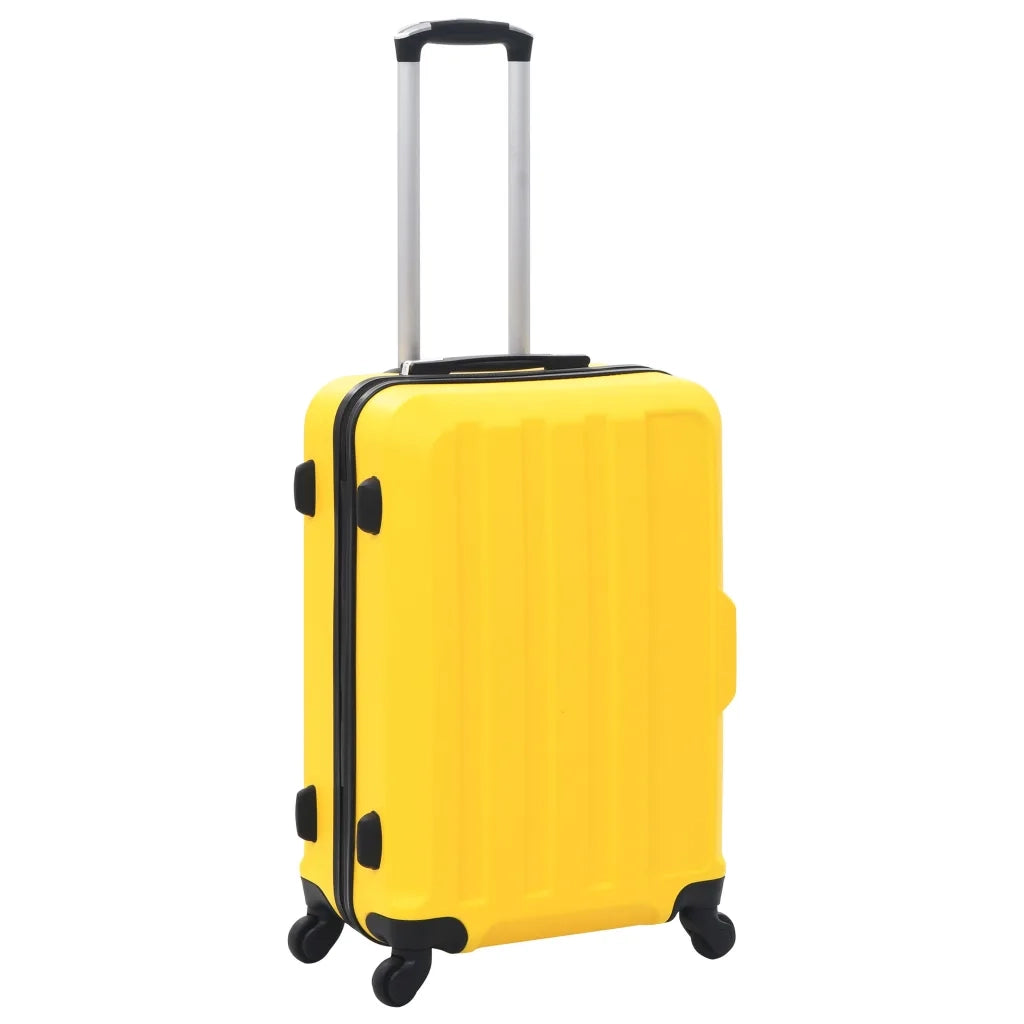 Set Trolley a Custodia Rigida 3 pz Giallo in ABS CFW6321414