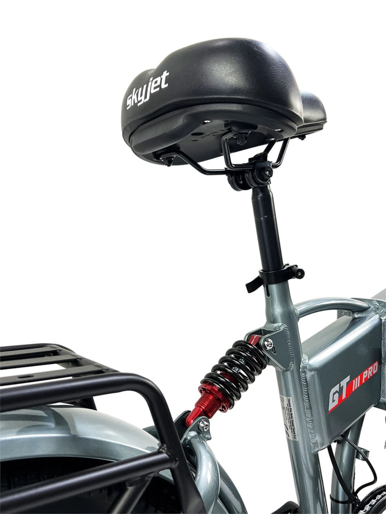 Bicicletta Elettrica GT3 PRO 250W con Freni Idraulici Display XXL e Chiave NFC Grigio