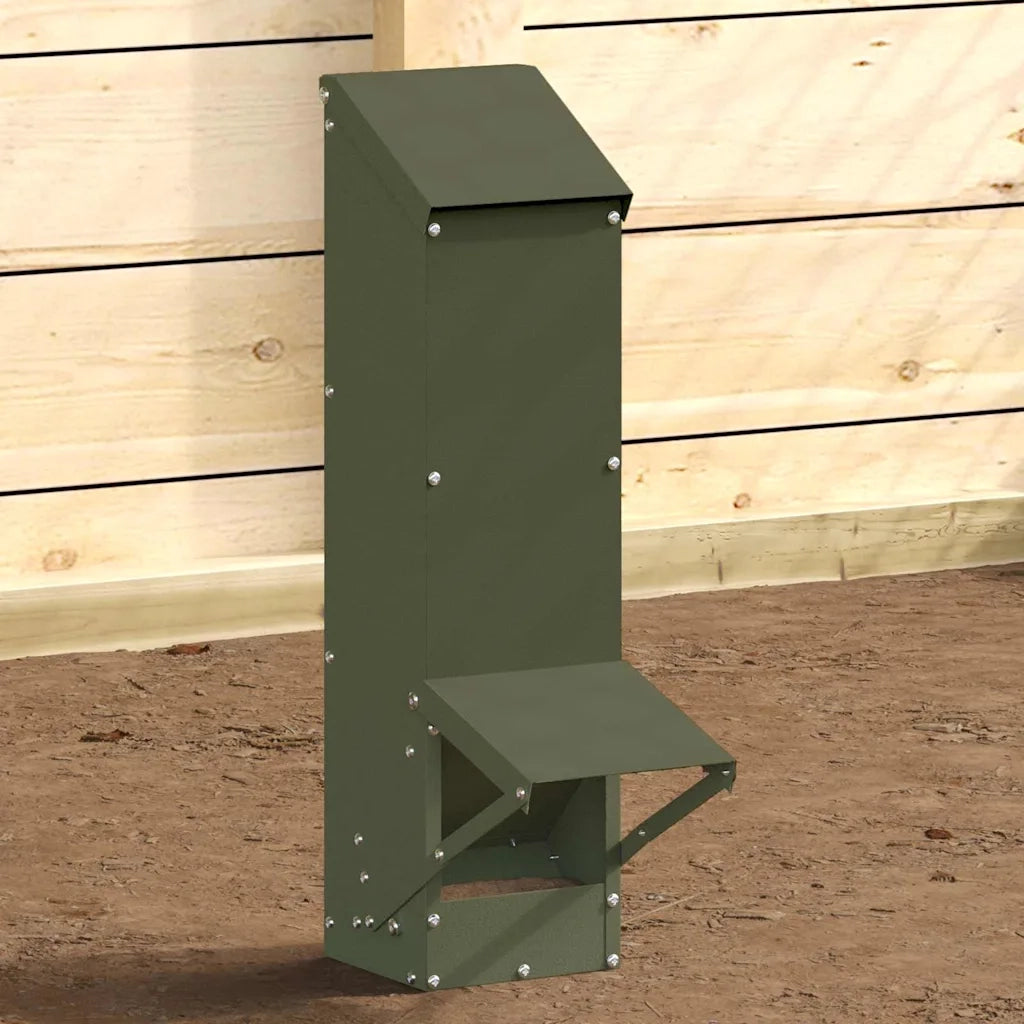 Feeder per pollo Verde oliva 13 x 12 x 51 cm CFW9725412