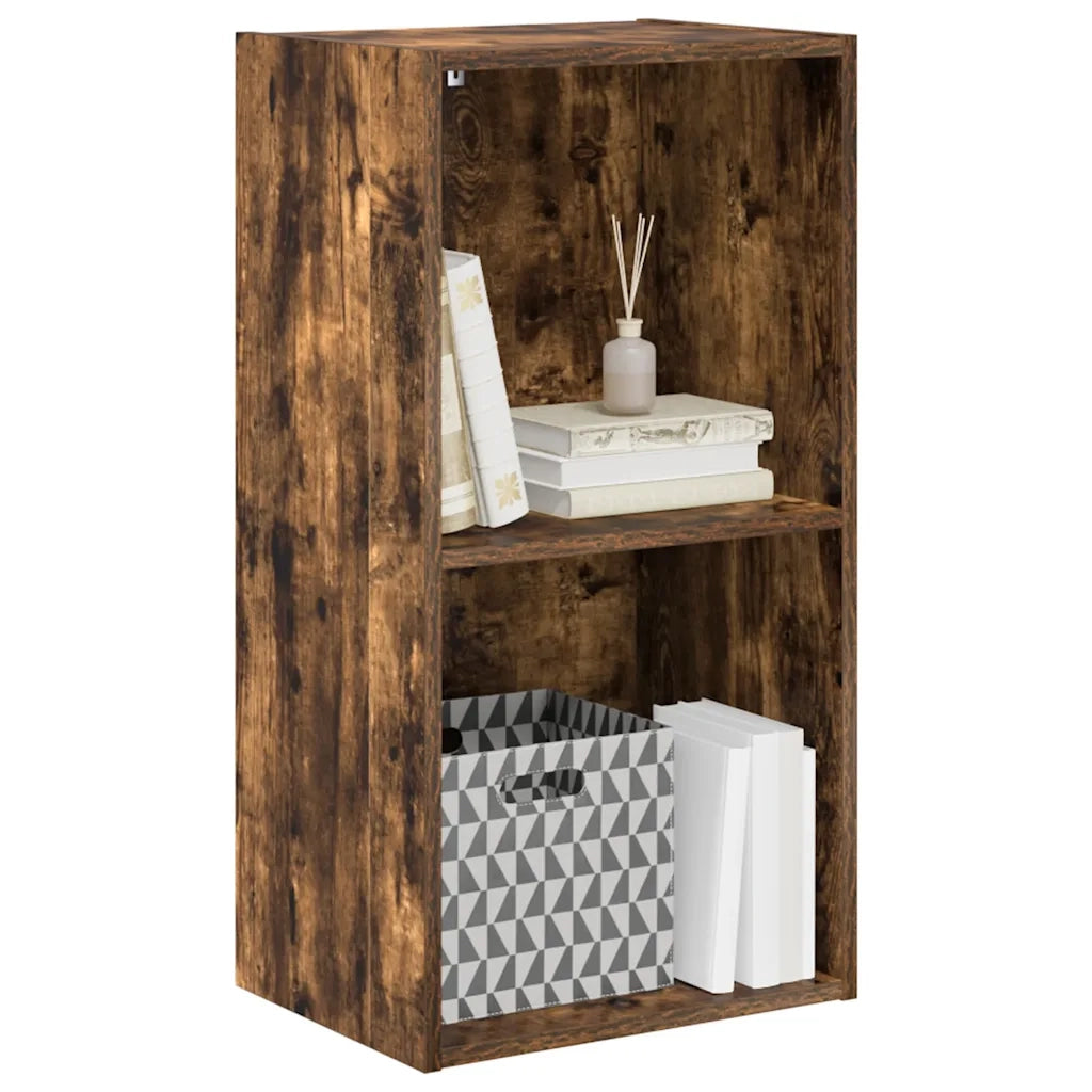Libreria Rovere Fumo 40x30x77 cm in Legno Multistrato