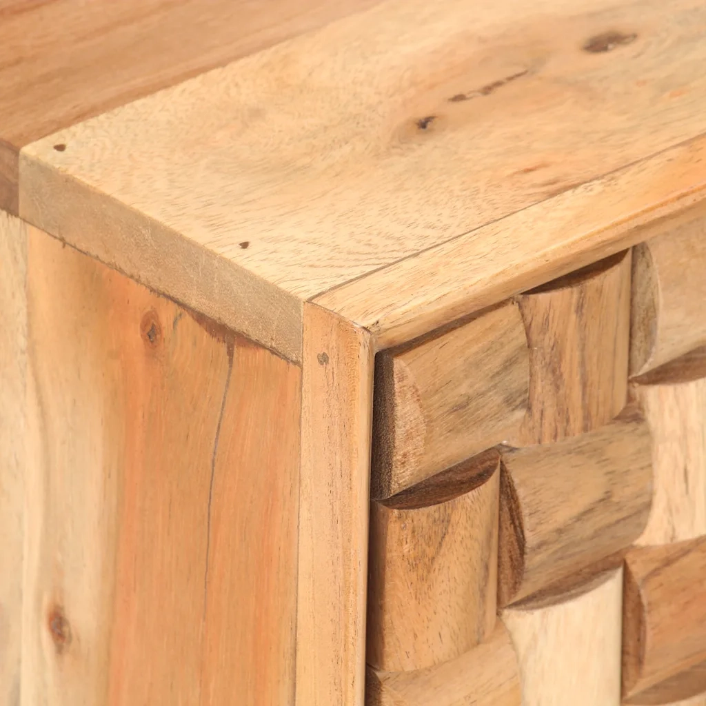 Mobile Porta TV 100x30x40 cm in Legno Massello di Acacia 287442