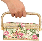 Cassa di magazzino per tessuti con divisori - Portatile e duraturo - Manico comodo - Kit per la sartoria