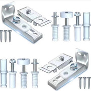 Set di supporti di apertura a doppia torsione, hardware di supporto superiore metallico a doppia torsione, set di riparazione, set di sostituzione hardware, stile 2