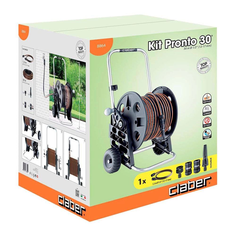 Kit Avvolgitubo Pronto 30 Art. 8864 Claber